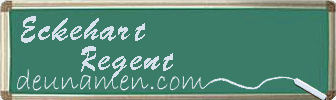 Eckehart Regent Visitenkarte